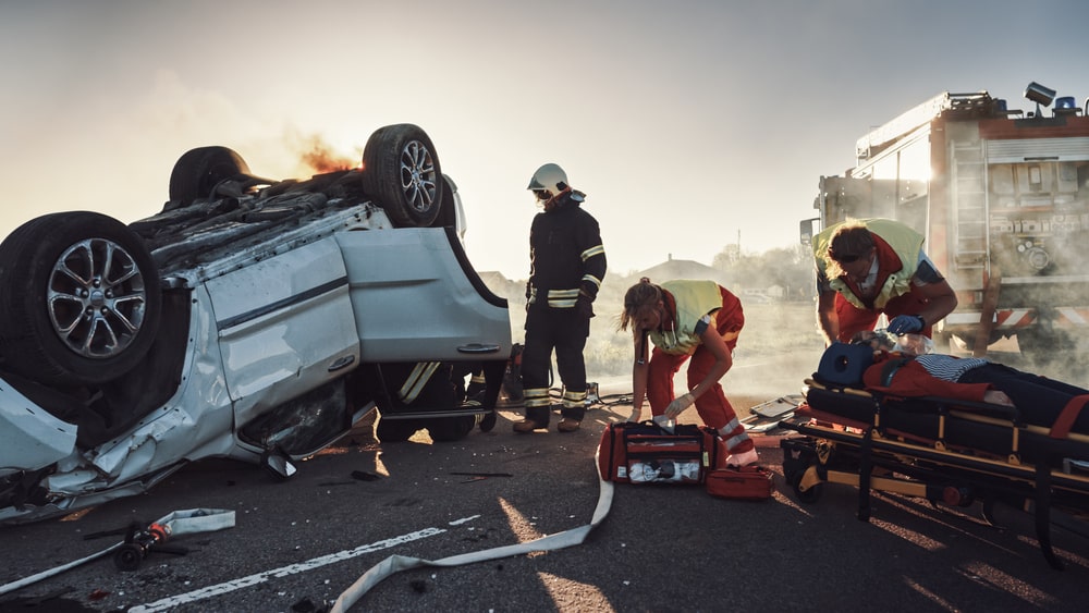 car crash in CA