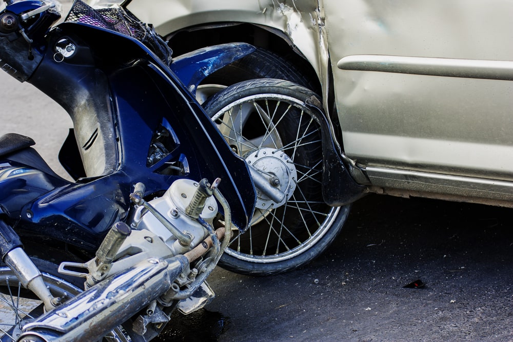 motorcycle accident in California 
